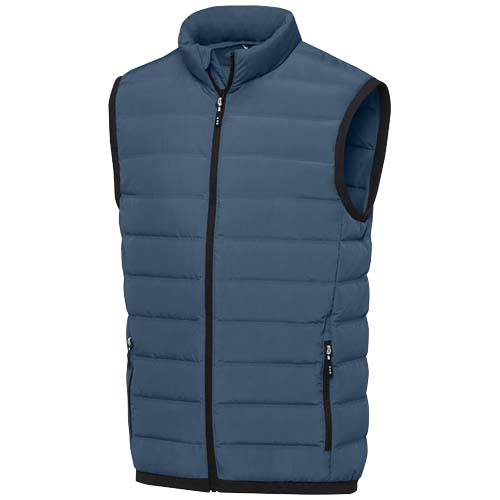 Bodywarmer publicitaire duvet homme Caltha Bleu hale